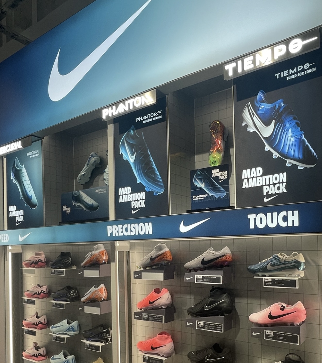 Sports Direct boot wall design — The One Off