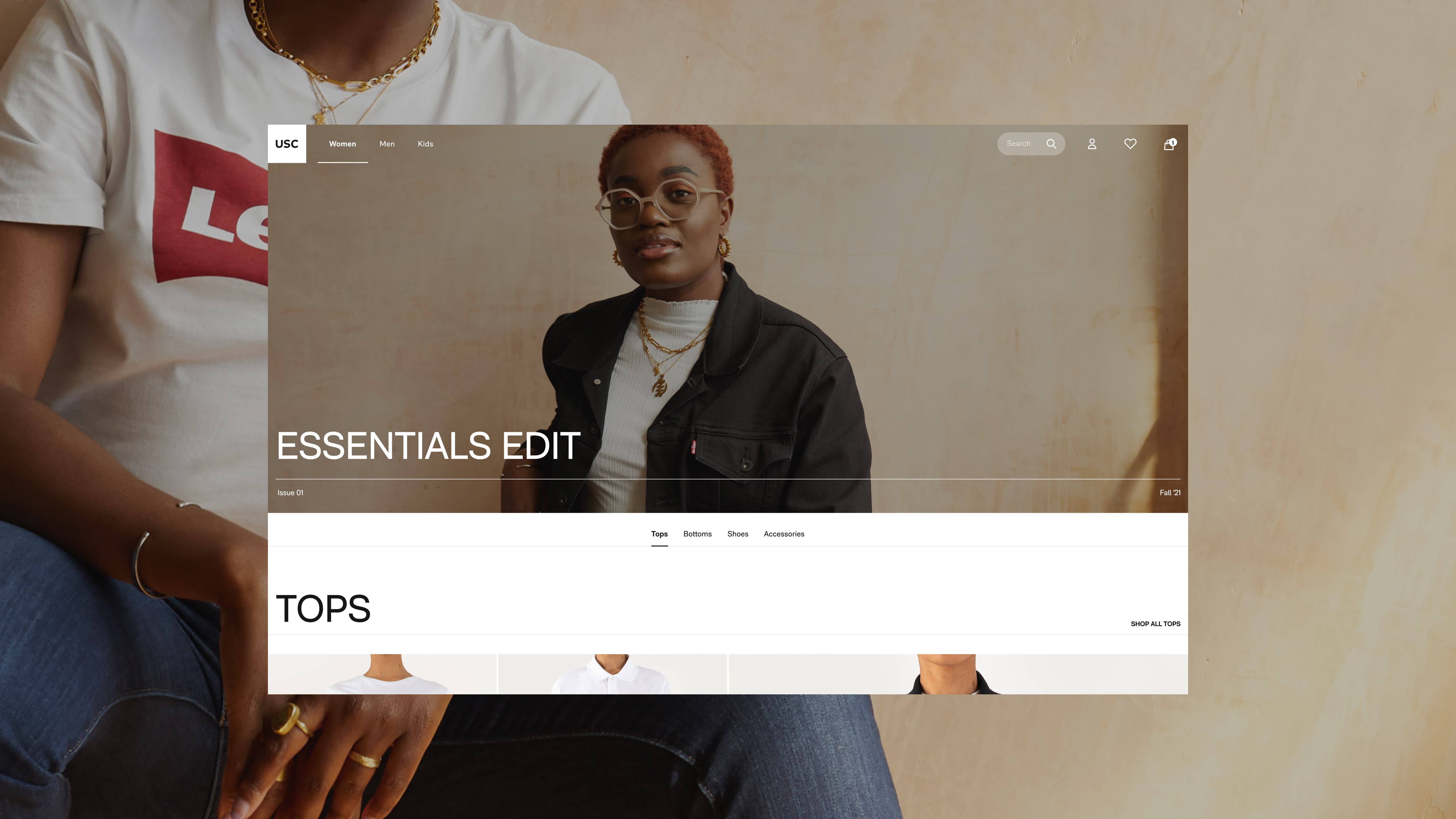 USC Web Design Desktop