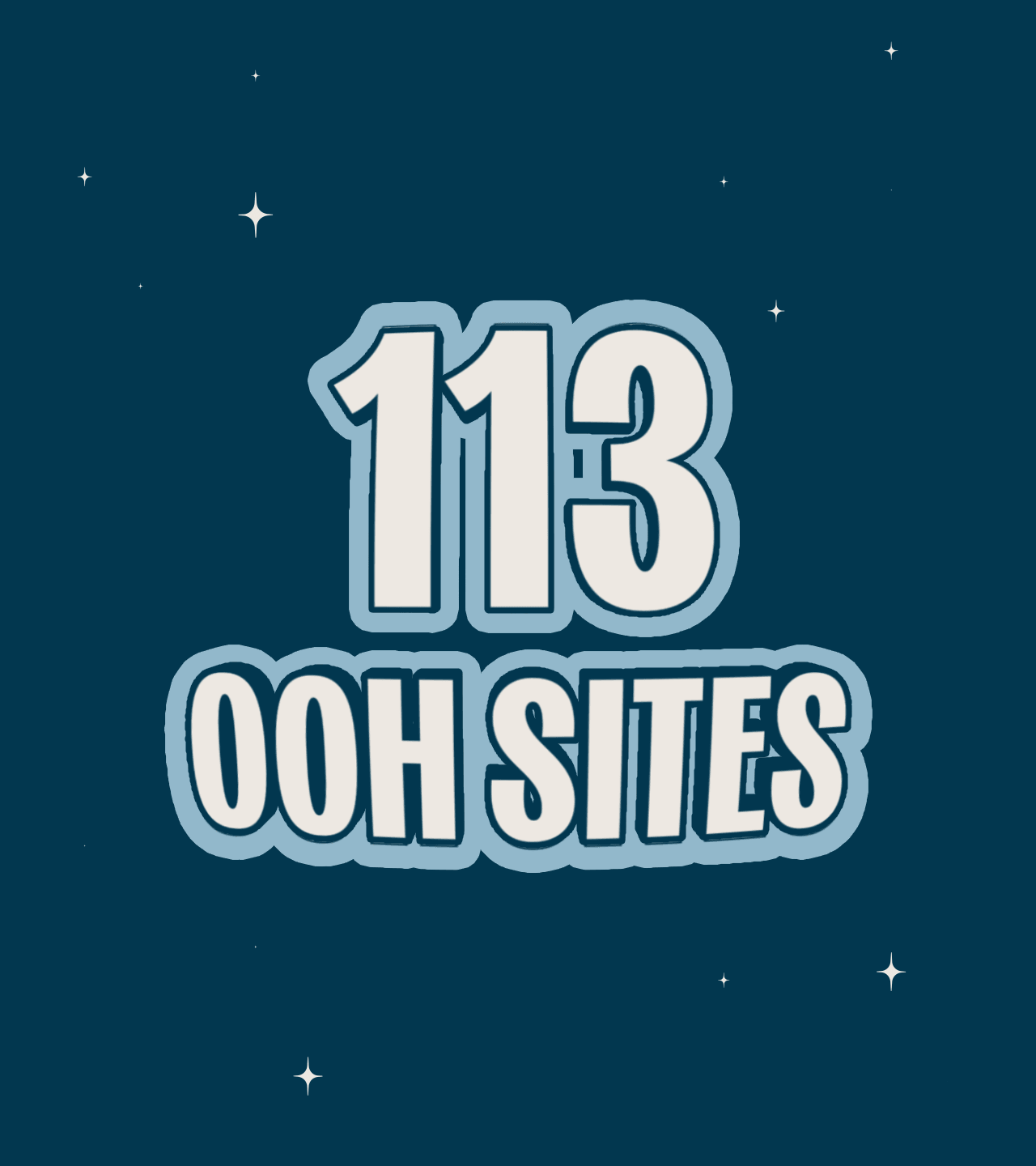 Shopper Sphere — 113 OOH sites — The One Off