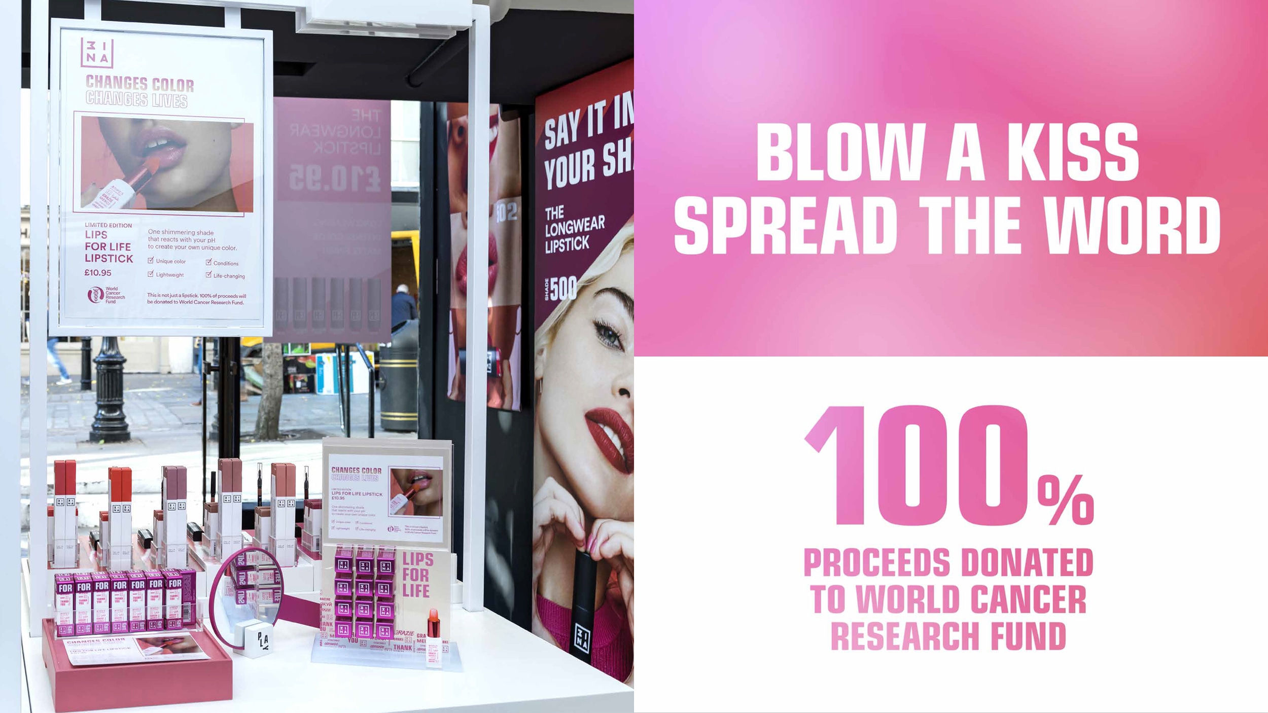 Mina shopper marketing retail graphics — The One Off
