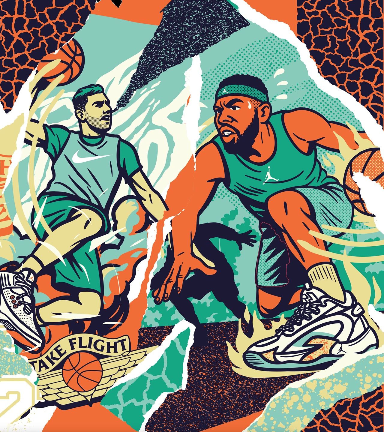 Nike retail activation graphics — The One Off