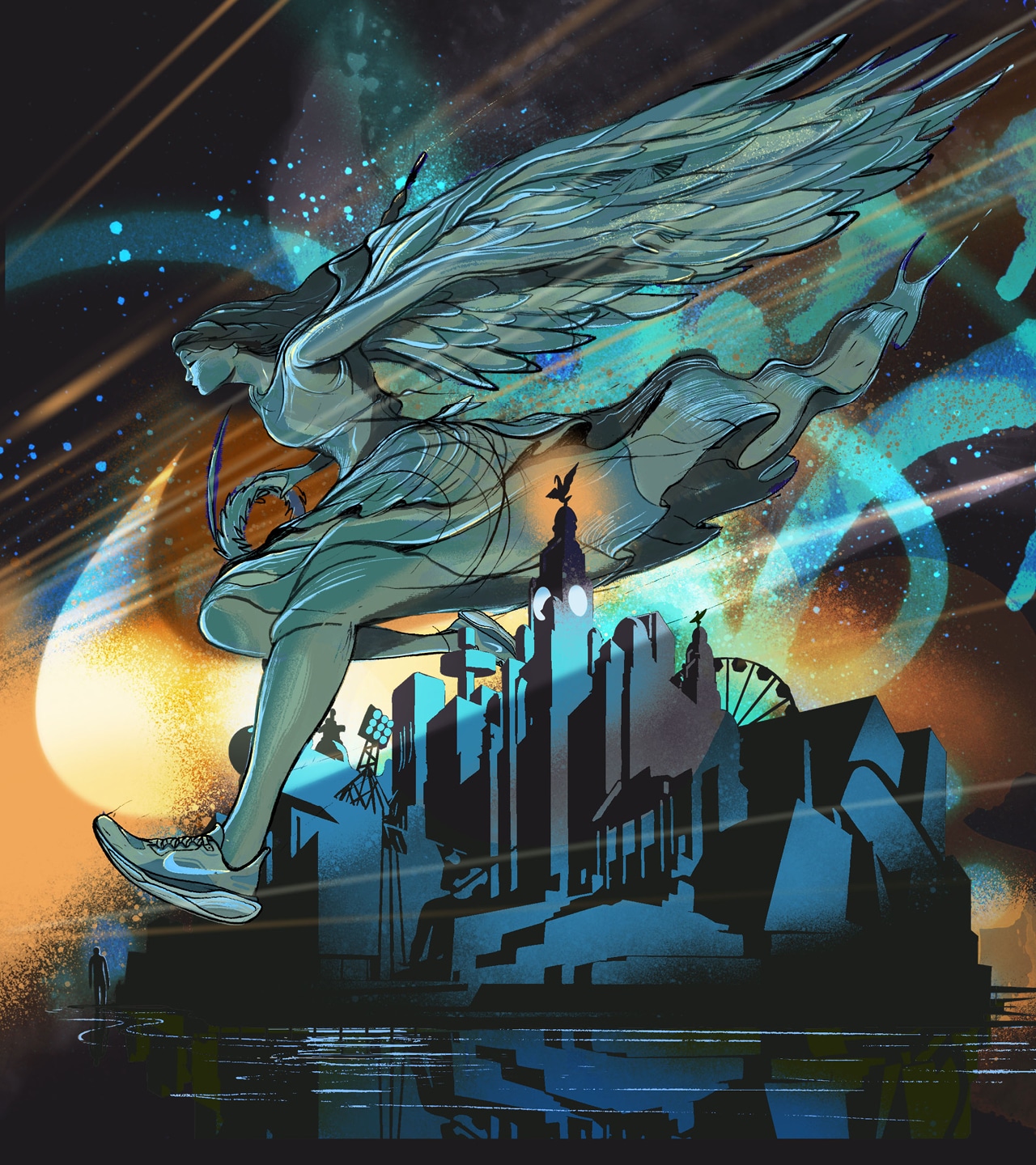 Nike retail activation graphics — The One Off
