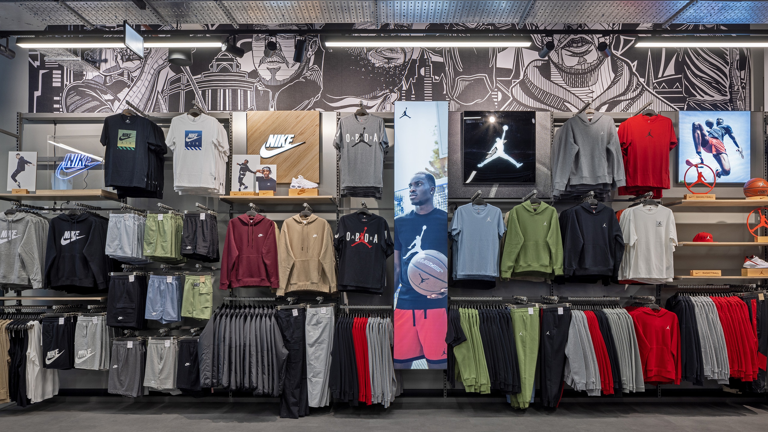 Nike retail activation graphics — The One Off