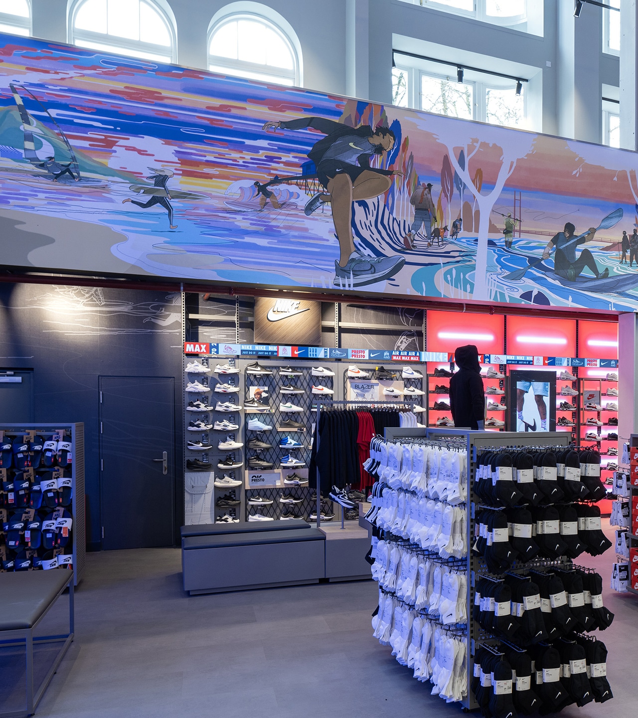 Nike retail activation graphics — The One Off