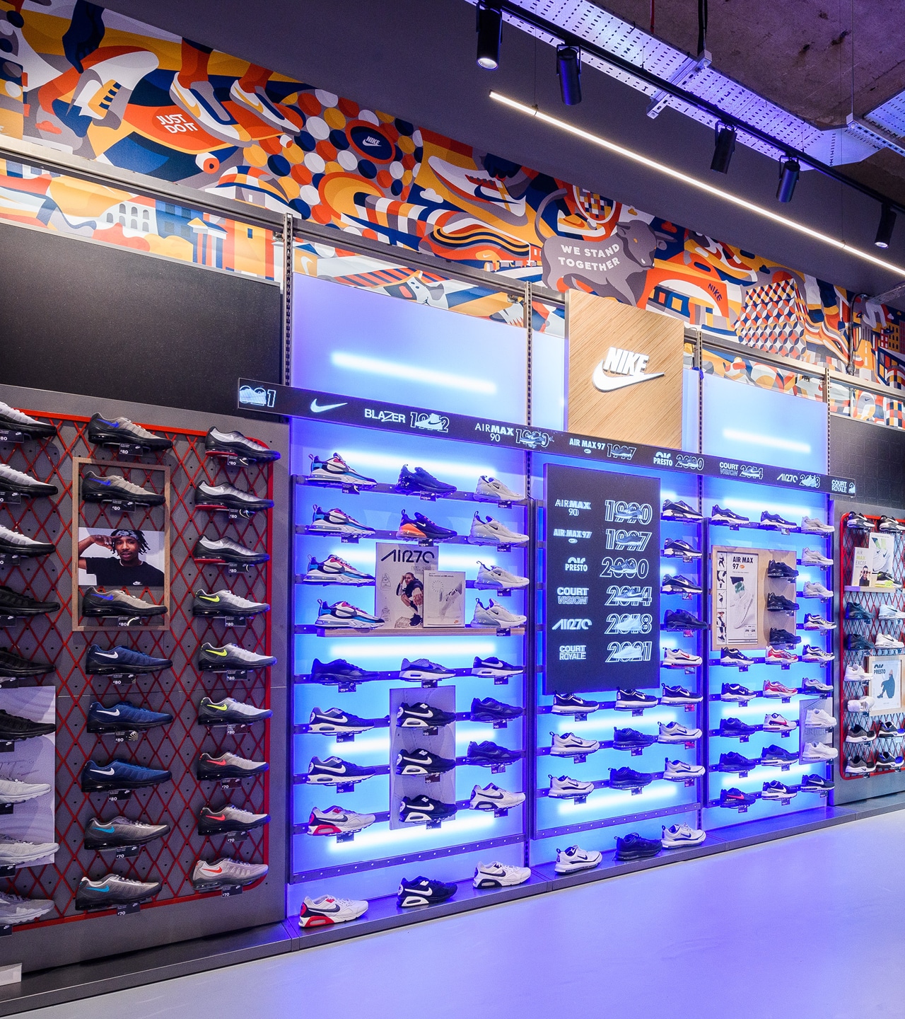 Nike retail activation graphics — The One Off