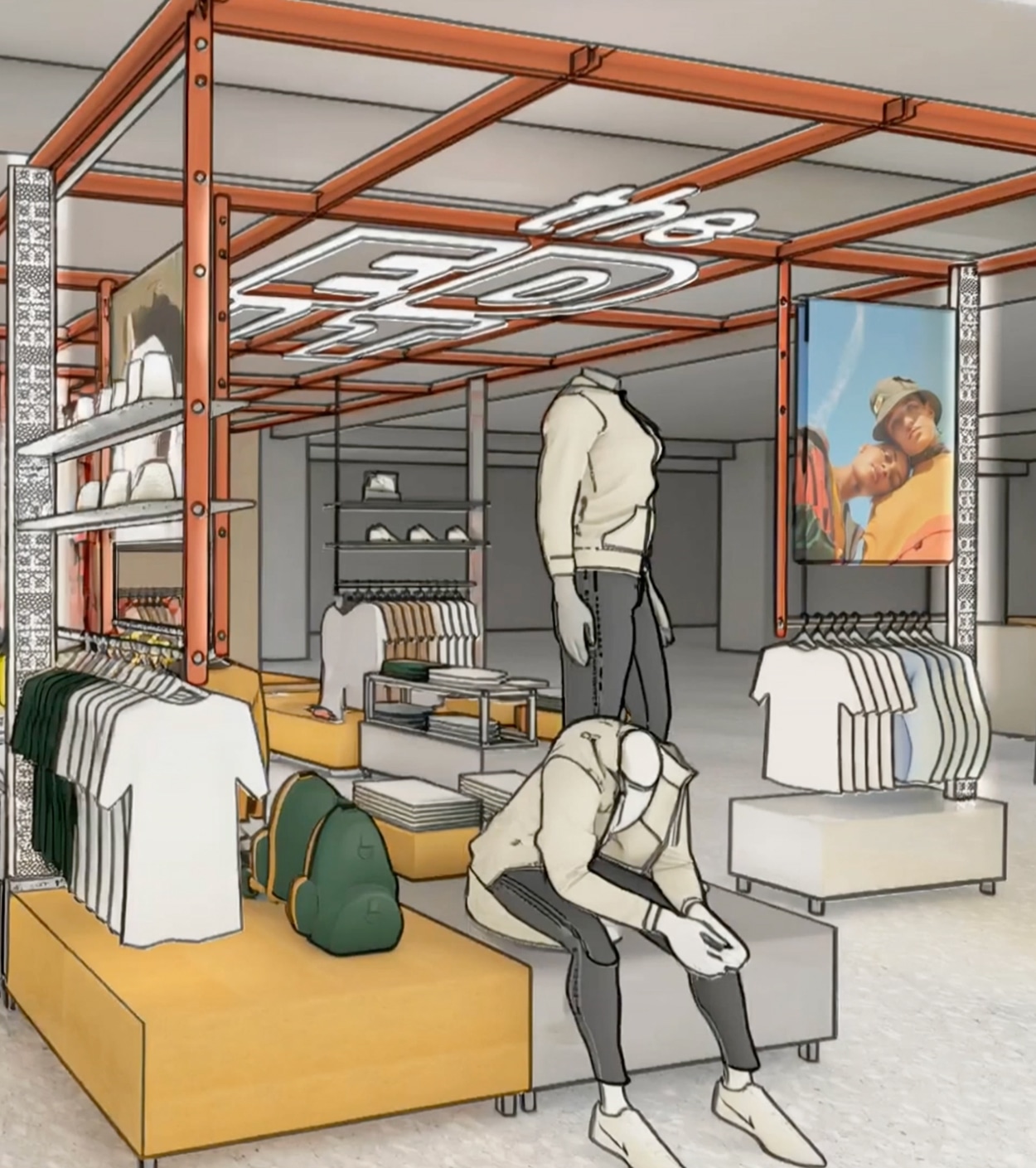Sun & Sand Sports retail concept design — The One Off