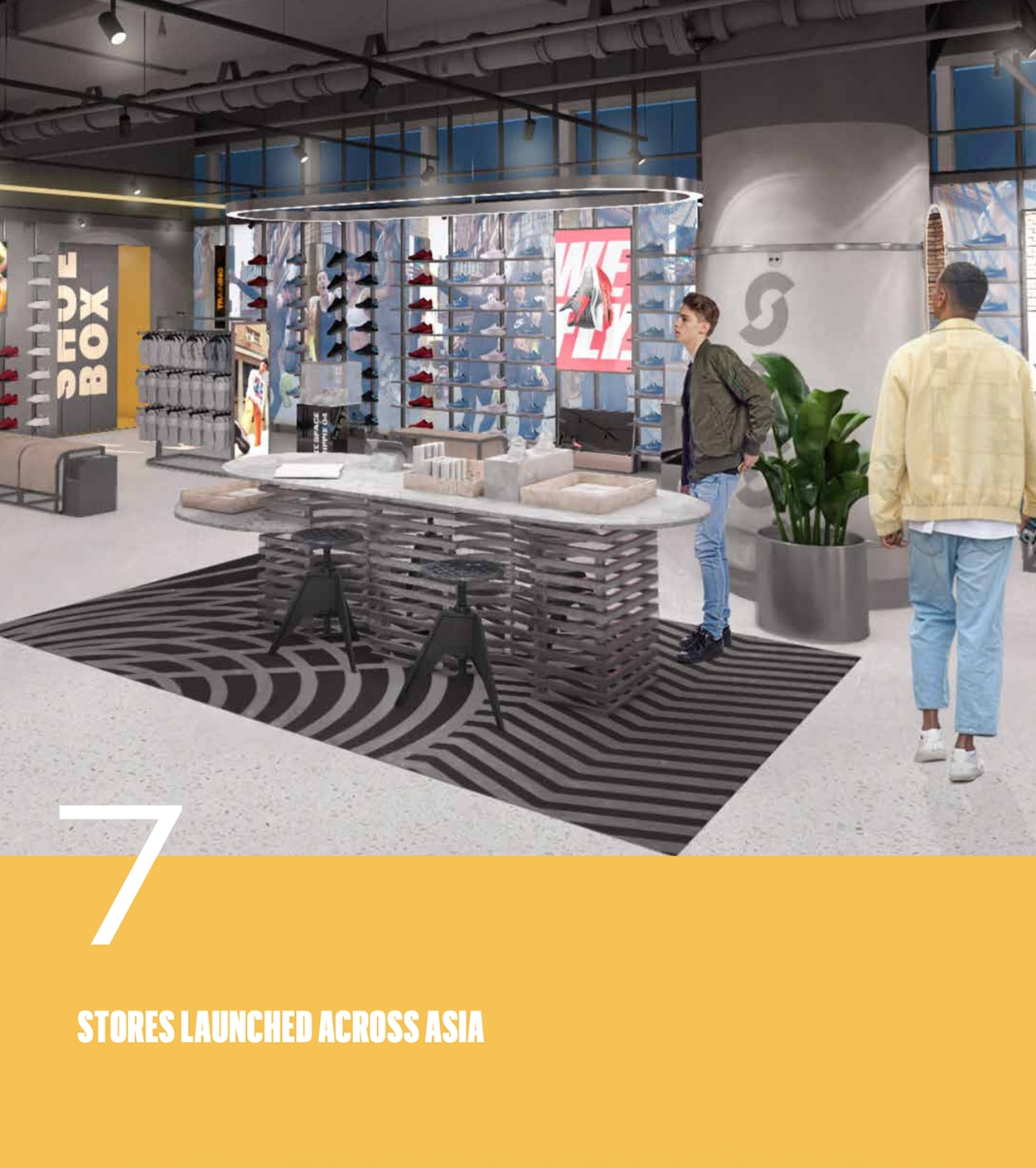 Sun & Sand Sports retail concept design — The One Off