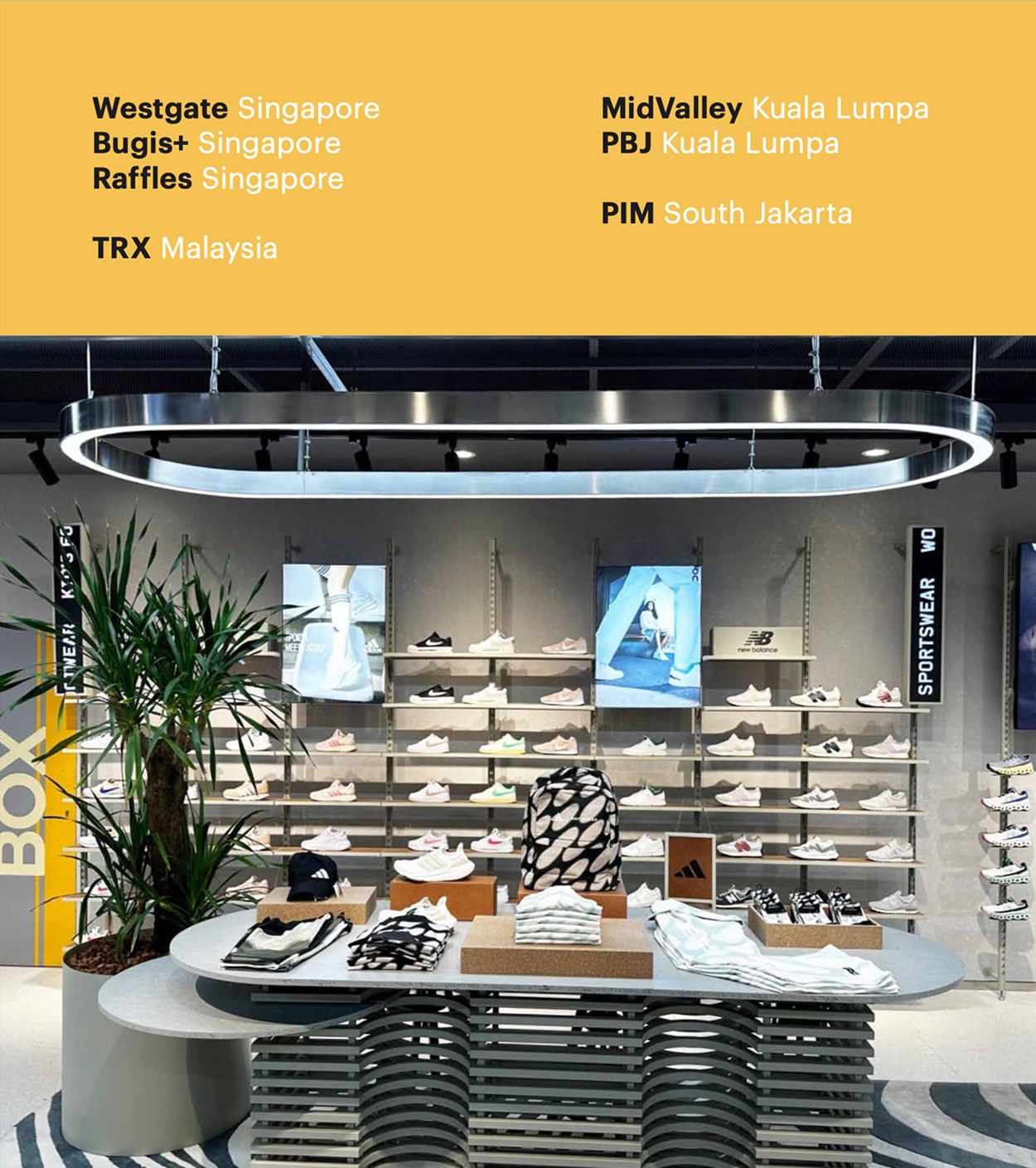 Sun & Sand Sports retail concept design — The One Off