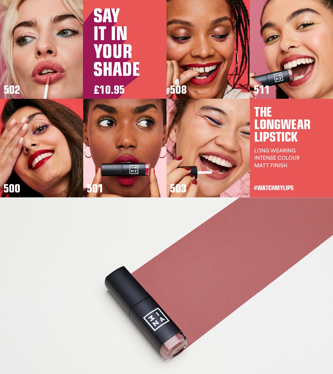 Mina shopper marketing retail graphics — The One Off
