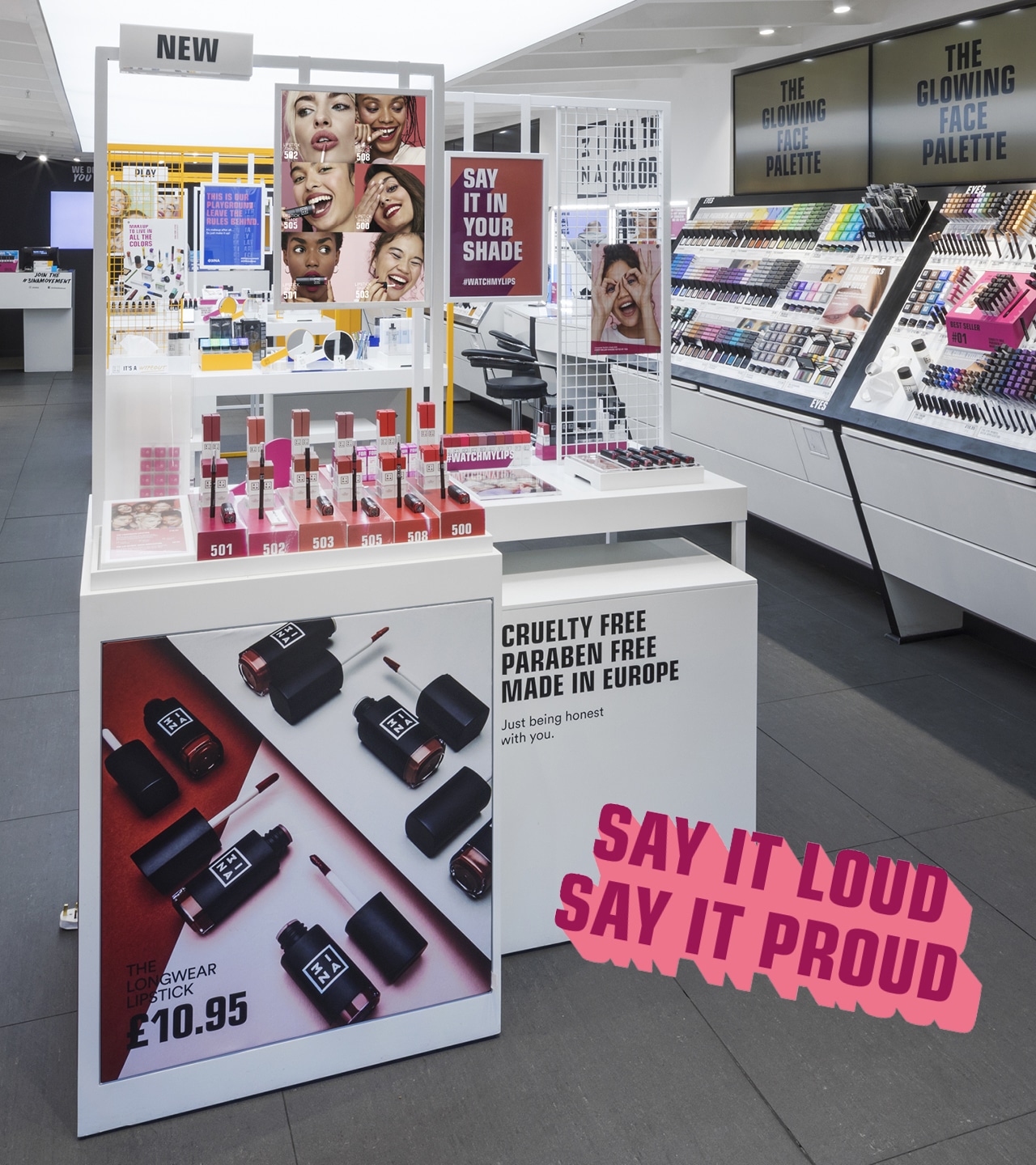 Mina shopper marketing retail graphics — The One Off