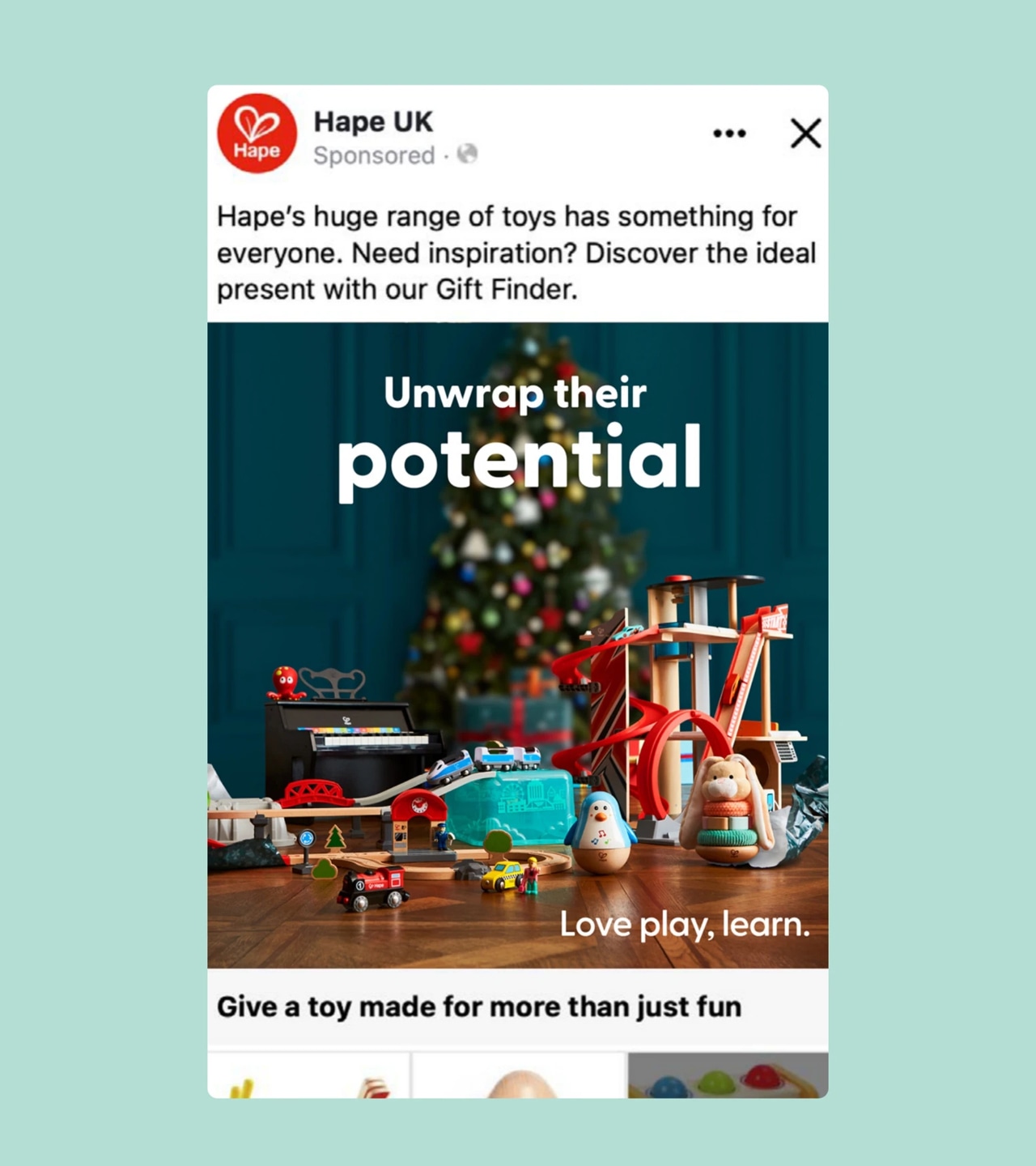 Hape brand campaign — The One Off