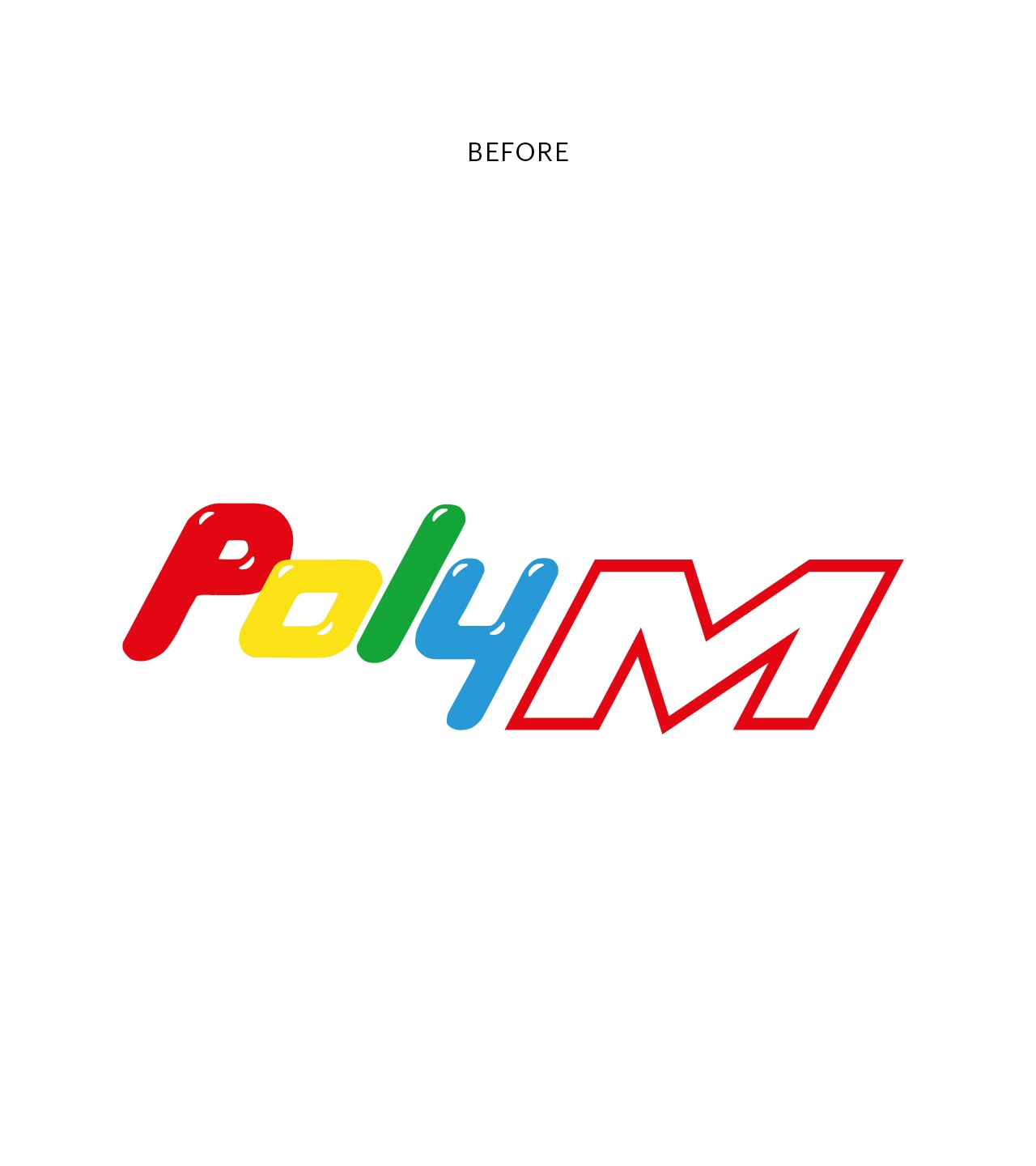 Poly M brand identity design — The One Off